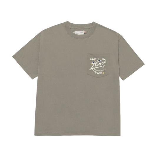 Community Arts Tee Pebble