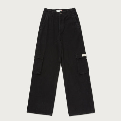 Denim Cargo Pant Black