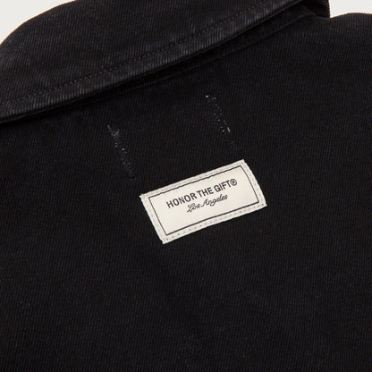 Denim Coat Black